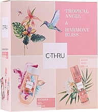 Fragrances, Perfumes, Cosmetics C-Thru Tropical Angel & Harmony Bliss - Set (mist/200ml + sh/gel/250ml)