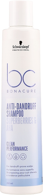 Anti-Dandruff Shampoo - Schwarzkopf Professional BC Bonacure Anti-Dandruff Shampoo Superberries & AHA — photo N1