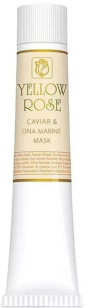 Caviar & Marine DNA Face Mask (tube) - Yellow Rose Caviar & Marine DNA Face Mask — photo N7