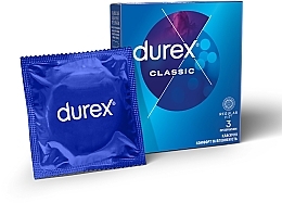 Fragrances, Perfumes, Cosmetics Condoms, 3 pcs - Durex Classic