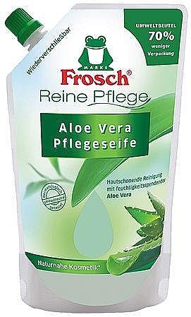 Liquid Soap "Aloe Vera" - Frosch Pure Care Liquid Soap (poypack) — photo N8