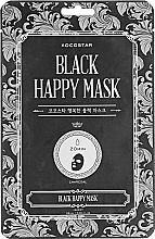 Cleansing Face Mask - Kocostar Black Happy Mask — photo N1