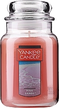 Candle in Glass Jar - Yankee Candle Pink Sands — photo N20
