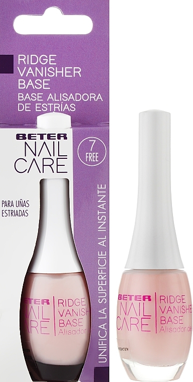 Smoothing Nail Polish Base - Beter Nail Care Ridge Vanisher Base — photo N7