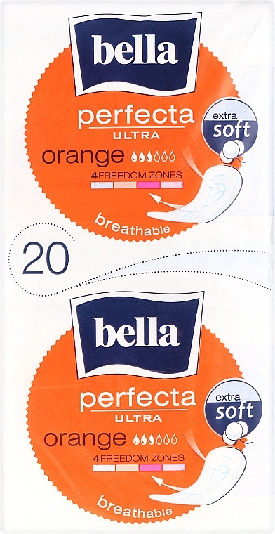 Sanitary Pads Perfecta Ultra Orange, 10+10 pcs - Bella — photo N7