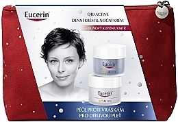 Fragrances, Perfumes, Cosmetics Set - Eucerin Q10 Active (day/cr/50ml + night/cr/50ml + bag/1pcs)