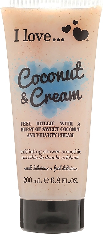 Body Scrub - I Love... Coconut & Cream Velvety Hydrates Exfoliating Shower Smoothie  — photo N1