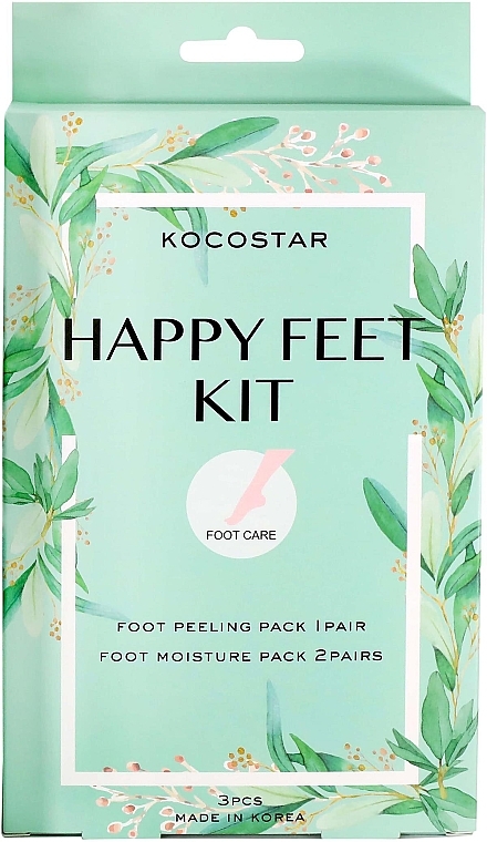 Set - Kocostar Happy Feet Kit (f/mask/2x14ml + f/peeling/40ml) — photo N5