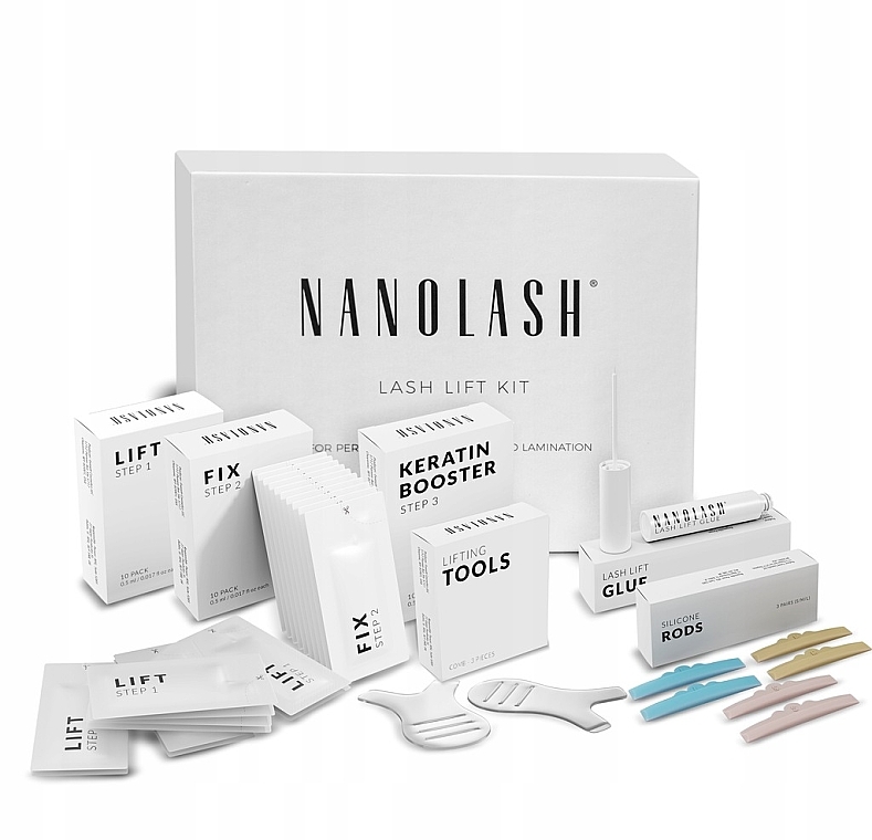 Eyelash Lift Kit, 6 products - Nanolash Lash Lift Kit — photo N1