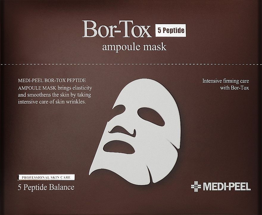 Peptide Complex Lifting Sheet Mask - MEDIPEEL Bor-Tox 5 Peptide Ampoule Mask — photo N2