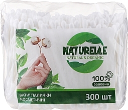 Fragrances, Perfumes, Cosmetics Cotton Buds in Plastic Bag, 300 pcs. - Naturelle