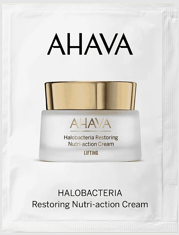 Revitalizing & Nourishing Cream - Ahava Halobacteria Restoring Nutri-action Cream (sample) — photo N1