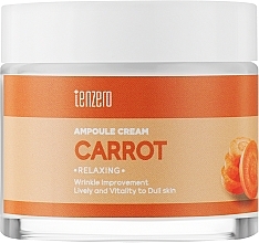 Ampoule Face Cream - Tenzero Relaxing Carrot Ampoule Cream — photo N1