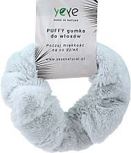 Fragrances, Perfumes, Cosmetics Hair Tie, grey-green - Yeye Puffy