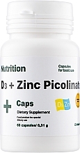 Fragrances, Perfumes, Cosmetics Vitamin-Mineral Complex D3 + Zinc Picolinate, capsules - EntherMeal