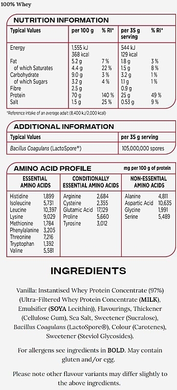 Protein Food Supplement with Chocolate Flavor - Reflex Nutrition 100% Whey Chocolate — photo N2