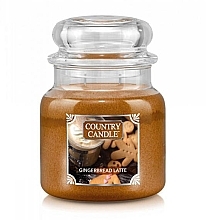 Fragrances, Perfumes, Cosmetics Scented Candle - Country Candle Gingerbread Latte