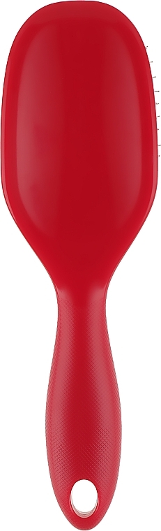 Kids Hair Brush "Spider", 12 rows, glossy, red - I Love My Hair — photo N6