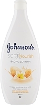 Bubble Bath with Almond Oil - Johnsons Soft & Nourish Almond Oil Body Wash — photo N1
