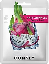 Fragrances, Perfumes, Cosmetics Dragon Fruit Anti-Wrinkle Sheet Mask - Consly Dragon Fruit Anti-Wrinkles Mask Pack