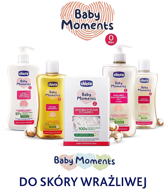 Bath Oil for Sensitive Skin - Chicco Baby Moments — photo N4
