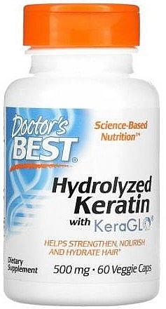 Hydrolyzed Keratin - Doctor's Best Hydrolyzed Keratin 500 Mg — photo N3