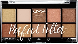 Fragrances, Perfumes, Cosmetics Eyeshadow Palette - NYX Professional Makeup Perfect Filter Shadow Palette