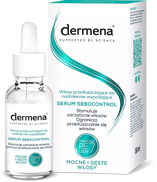 Serum for Oily & Loss-Prone Hair - Dermena Sebocontrol Serum — photo N1