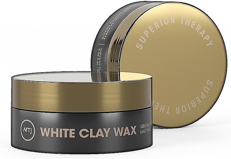 Mattifying Strong Hold Hair Wax - MTJ Cosmetics Superior Therapy White Clay Wax — photo N5