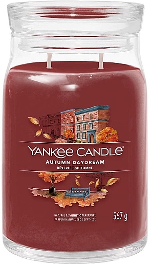 Scented Candle in Jar 'Autumn Daydream', 2 wicks - Yankee Candle Singnature — photo N1