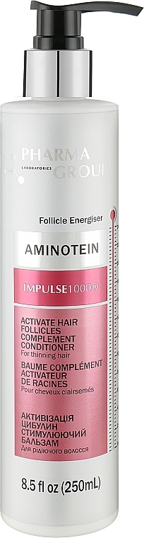 Hair Follicle Activating Conditioner - Pharma Group Laboratories Aminotein + Impulse 1000 Conditioner — photo N1