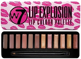 Fragrances, Perfumes, Cosmetics Lipstick Palette - W7 Lip Explosion Lip Colour Palette