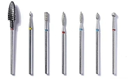 Nail Drill Bit Set, 7 pcs - NeoNail Professional Drill Bits Set Professional — photo N2