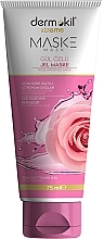 Fragrances, Perfumes, Cosmetics Gel Mask with Rose Water - Dermokil Rose Water Gel Mask (tube)