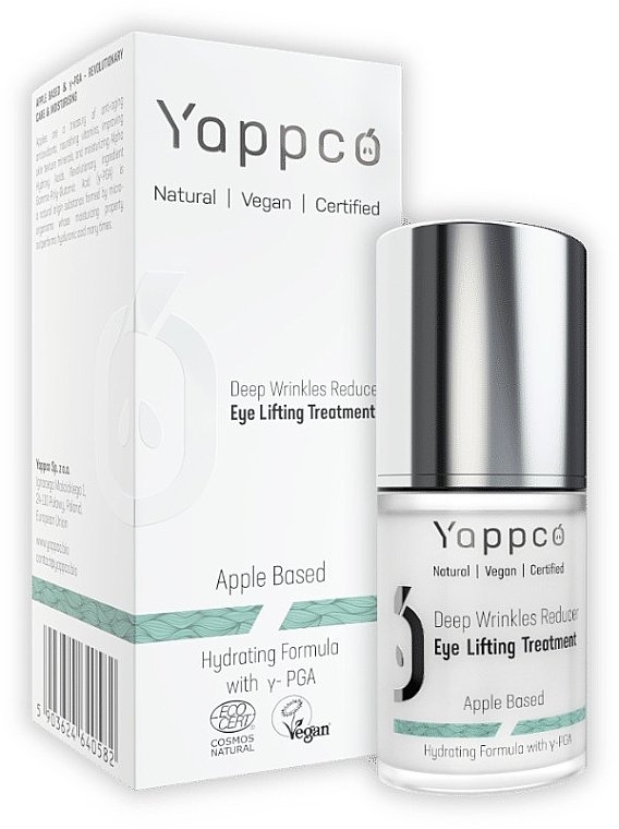 Smoothing Eye Cream - Yappco Deep Wrinkles Reducer Eye Lifting Treatment — photo N2