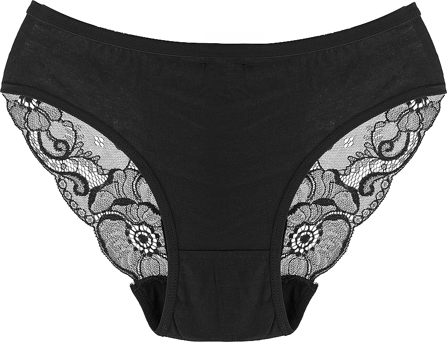 Lace Women Panties bdm450-018, black - Moraj — photo N1