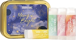 Fragrances, Perfumes, Cosmetics Set - Skin&Tonic Merry&Bright (lip/balm/4x4,3g)