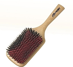 Natural Wooden Hair Brush, 13-row - Comair — photo N1