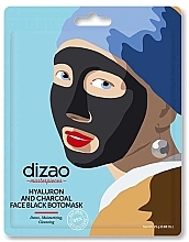 Fragrances, Perfumes, Cosmetics Detoxifying Face Mask with Hyaluronic Acid & Charcoal - Dizao