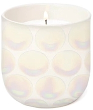 Scented Candle 'Tobacco & Vanilla' - Paddywax Lustre Ceramic Candle Matte Ivory Dots Tobacco Vanilla — photo N1