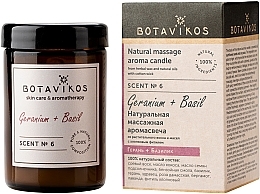 Fragrances, Perfumes, Cosmetics Botavikos Geranium&Basil - Scented Candle