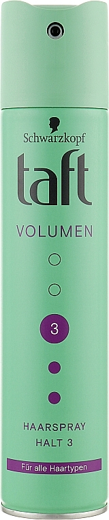 Extra Strong Hold Volume Fresh Hair Spray - Schwarzkopf Taft Volume Fresh — photo N3