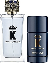 Dolce&Gabbana K by Dolce&Gabbana - Set (edt/100ml + deo/stick/75ml)  — photo N1