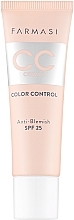 Fragrances, Perfumes, Cosmetics CC Cream - Farmasi CC Cream Color Control Anti-Blemish SPF25