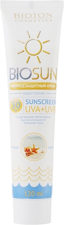 Sunscreen SPF 30 - Bioton Cosmetics BioSun — photo N3