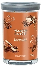 Scented Candle in Glass 'Cinnamon Stick', 2 wicks - Yankee Candle Singnature — photo N1