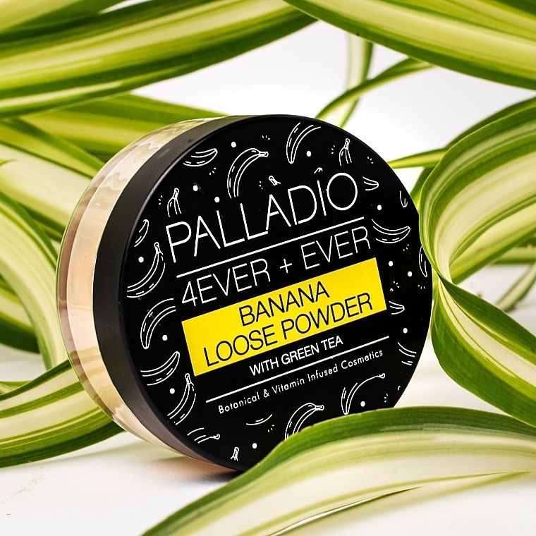 Banana Powder - Palladio 4 Ever+Ever Banana Loose Setting Powder — photo N4