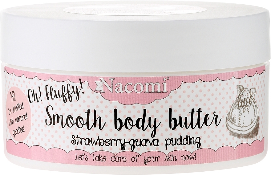 Strawberry & Guava Pudding Body Butter - Nacomi Smooth Body Butter Strawberry-Guawa Pudding — photo N1