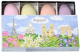 Fragrances, Perfumes, Cosmetics Fragonard Paris Soaps Set - Set (soap/50gx4)