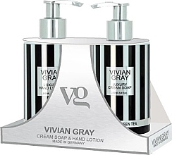 Fragrances, Perfumes, Cosmetics Set - Vivian Gray Lemon & Green Tea (soap/250ml + h/lot/250ml)